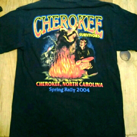 Cherokee Survivors 2004 Spring Rally Tee M - Picture 3 of 5